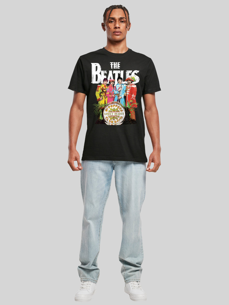 The Beatles Sgt Pepper T-Shirt – Black F4NT4STIC