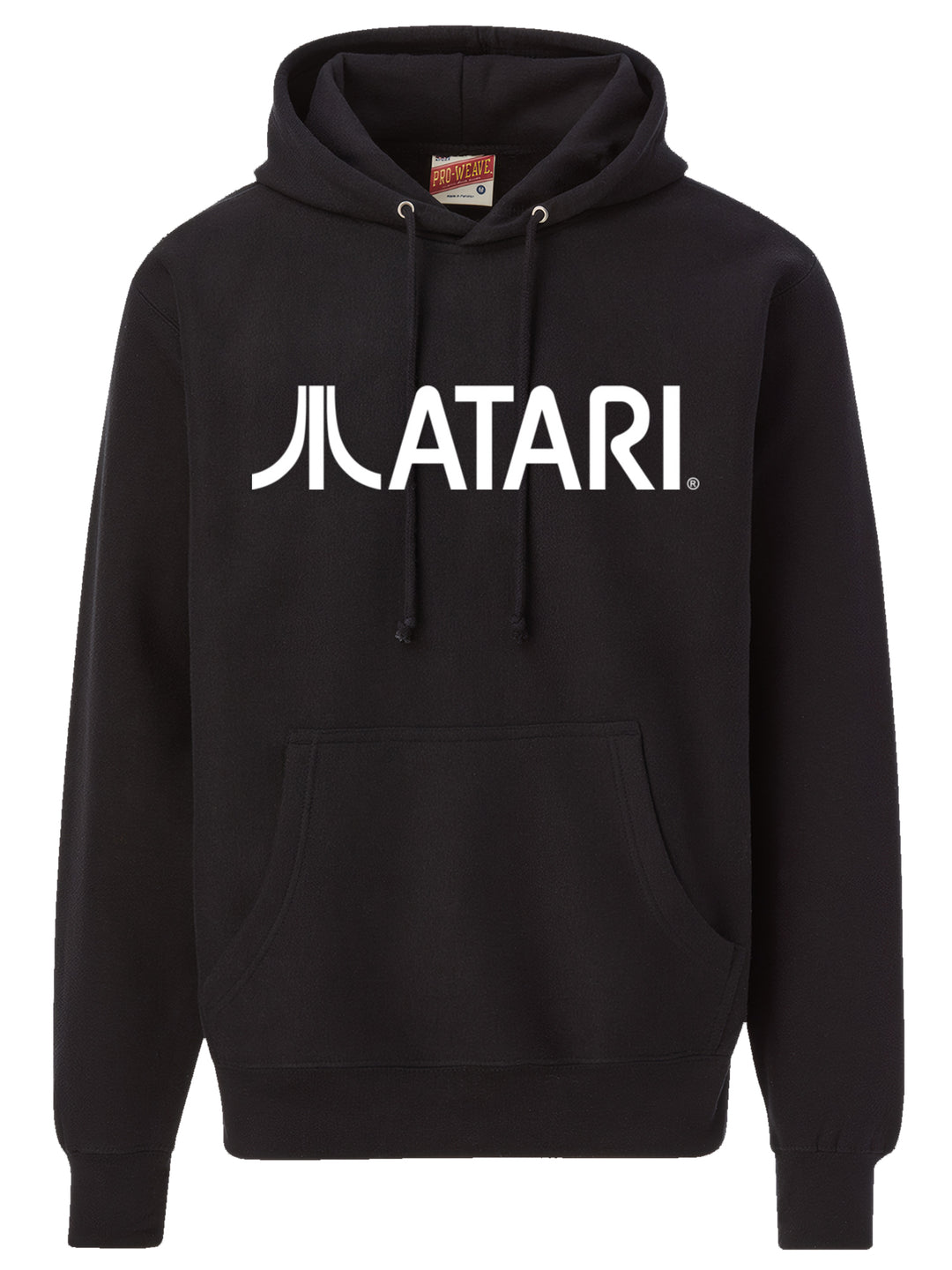 Atari Games Logo White Retro Gaming Horizontal with Pro-Weave® Hood
