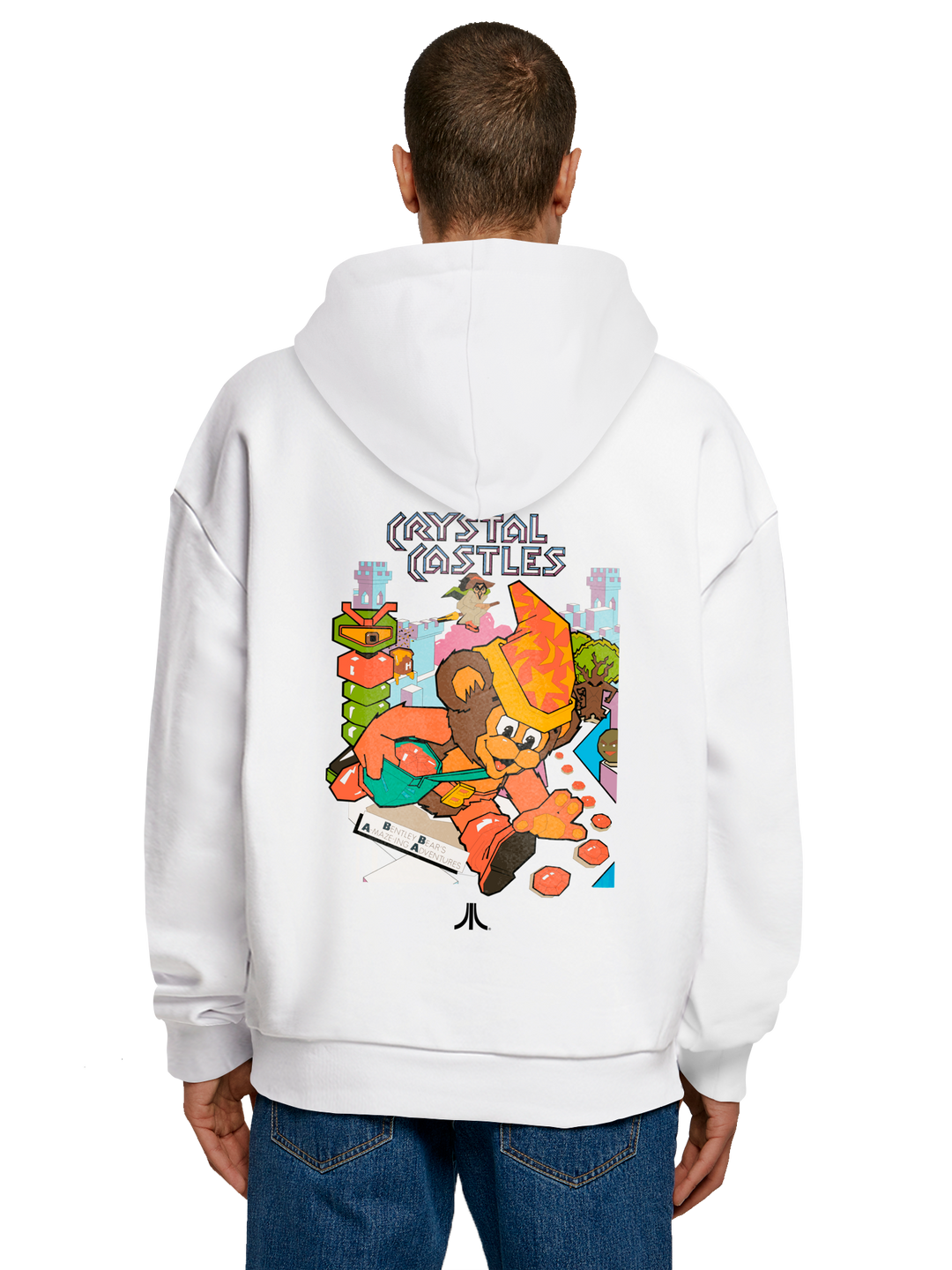 Atari Crystal Castles Retro Gaming and Atari Crystal Castles Bear with Ultra Heavy Hoody
