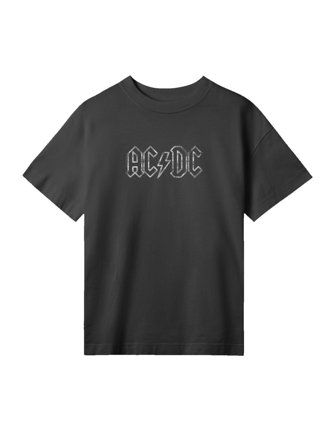 ACDC Jagged Logo Womens Oversized T-Shirt