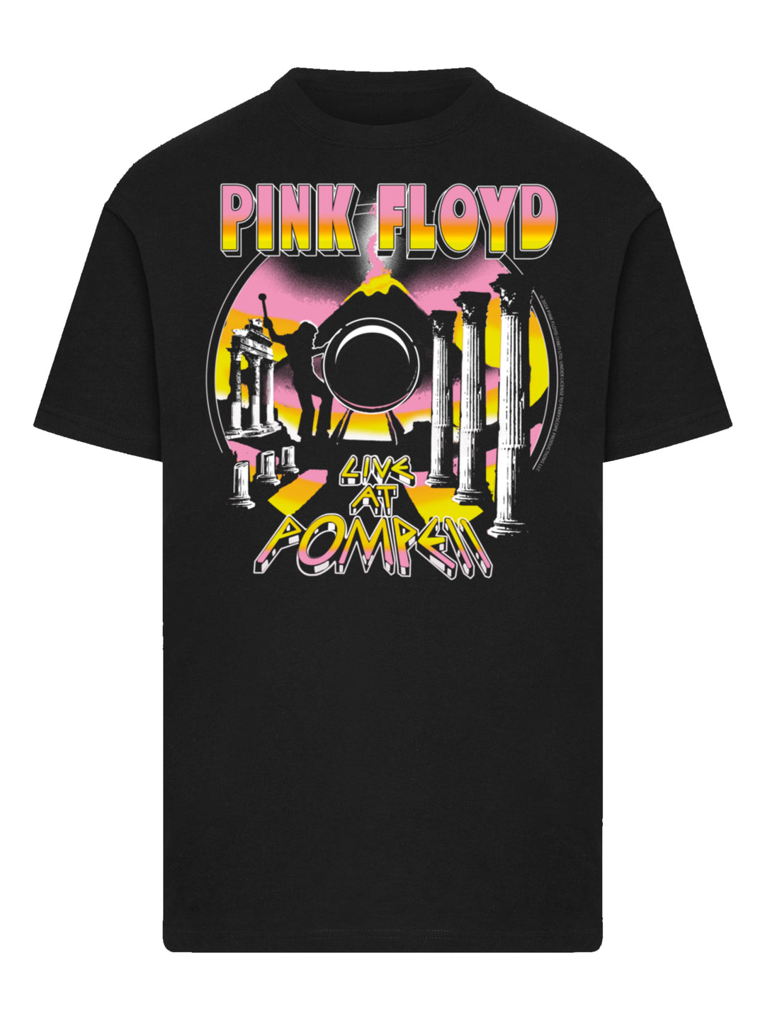 Pink Floyd Live At Pompeii Volcano Men's T-Shirt