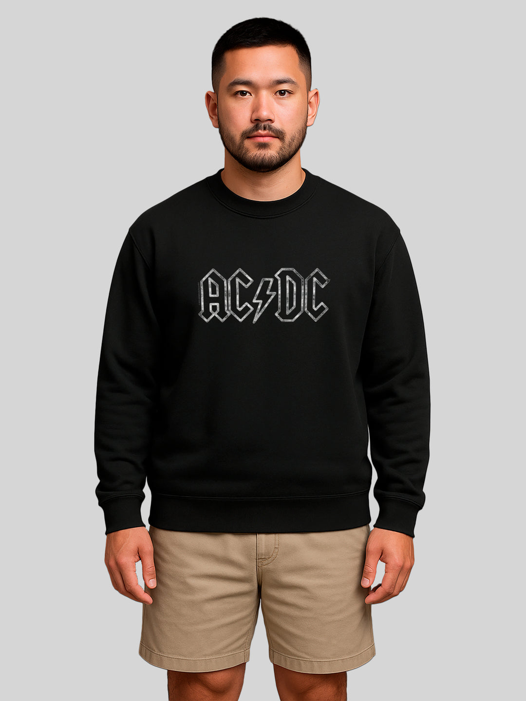 ACDC Jagged Logo Mens Regular Sweatshirt