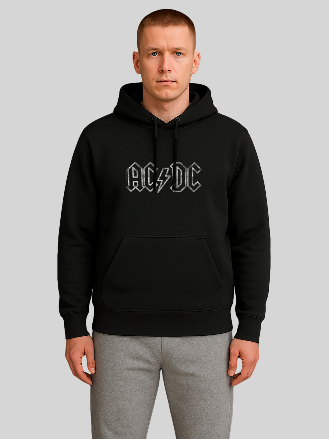 ACDC Jagged Logo Mens Hoodie