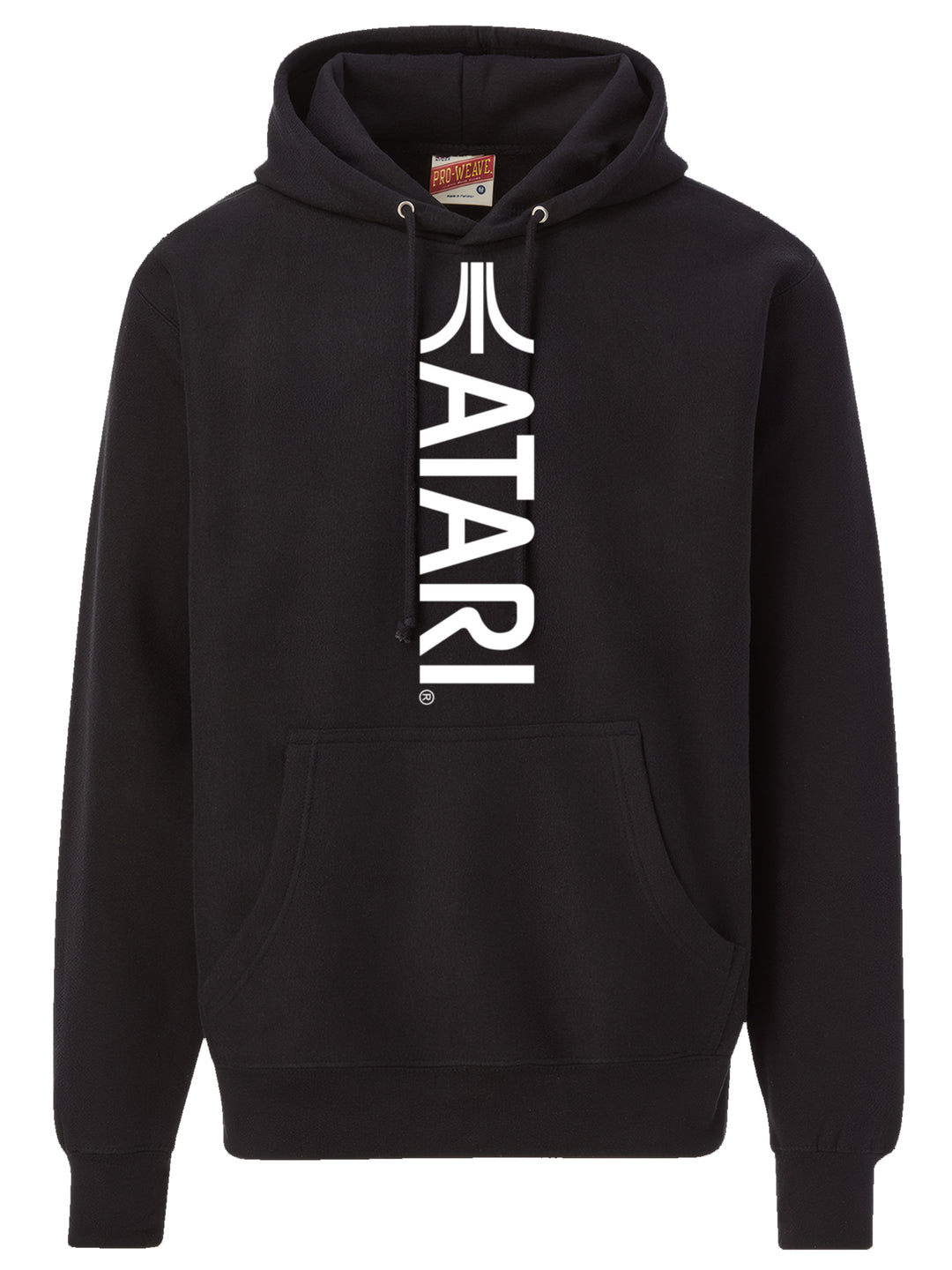 Atari Games Vertical Logo White Retro Gaming with Pro-Weave® Hood