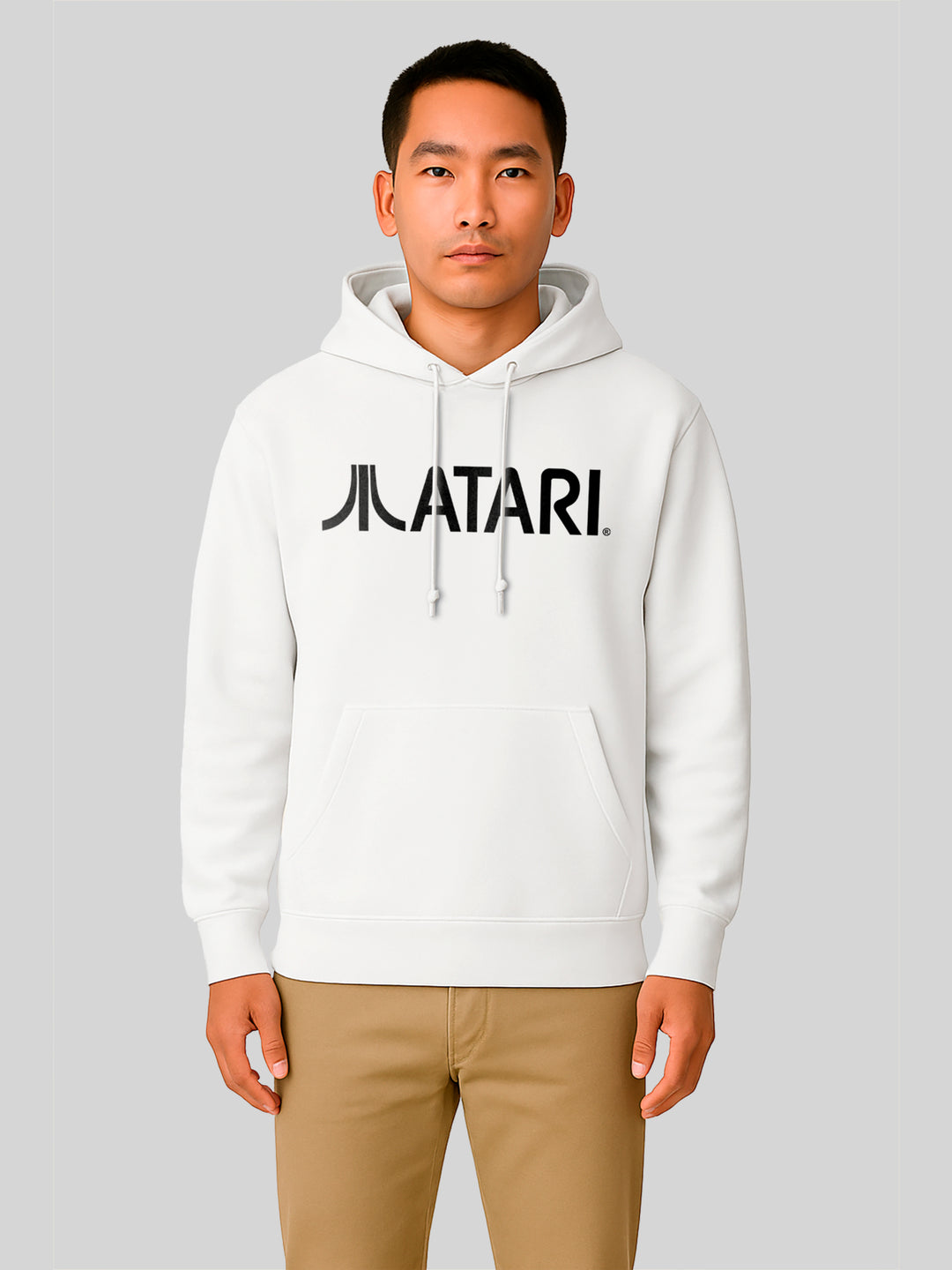 Atari Games Logo Black Retro Gaming Horizontal with Pro-Weave® Hood