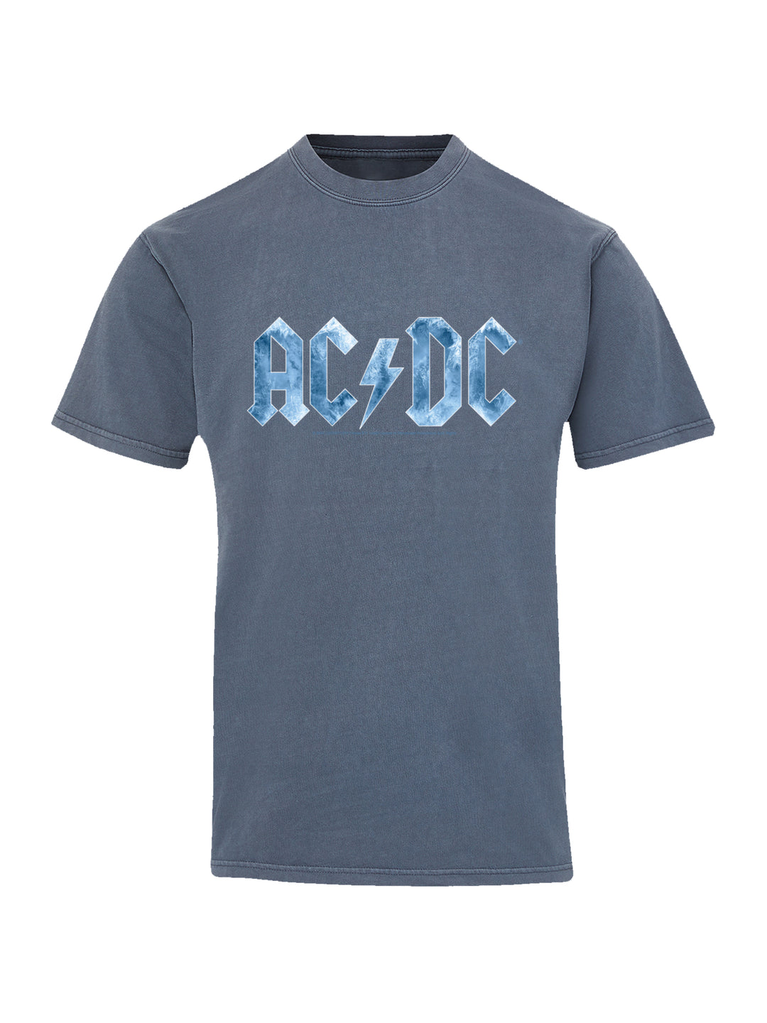 ACDC Blue Ice Logo with Coastal Color Tee