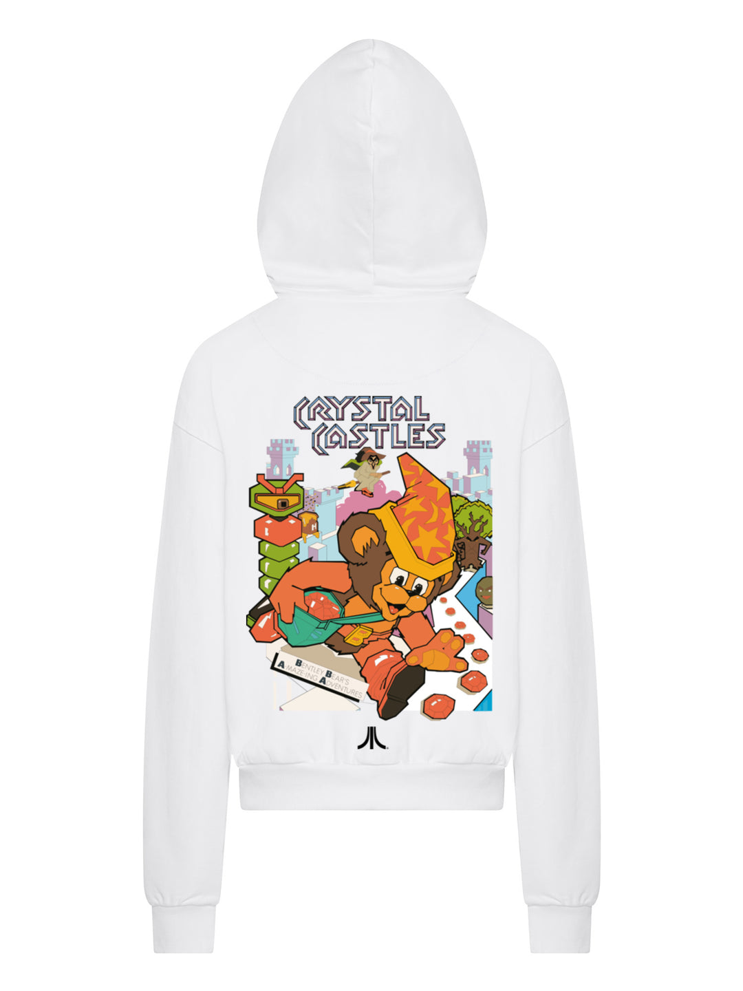 Atari Crystal Castles Retro Gaming and Atari Crystal Castles Bear with Ultra Heavy Hoody