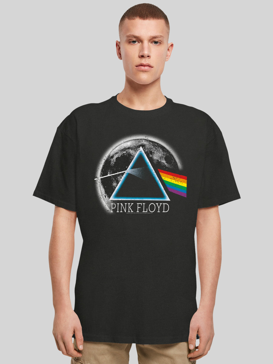 Moon Heavy Oversize Shir | Side of F4NT4STIC T-Shirt Pink Men Floyd | – T Dark The
