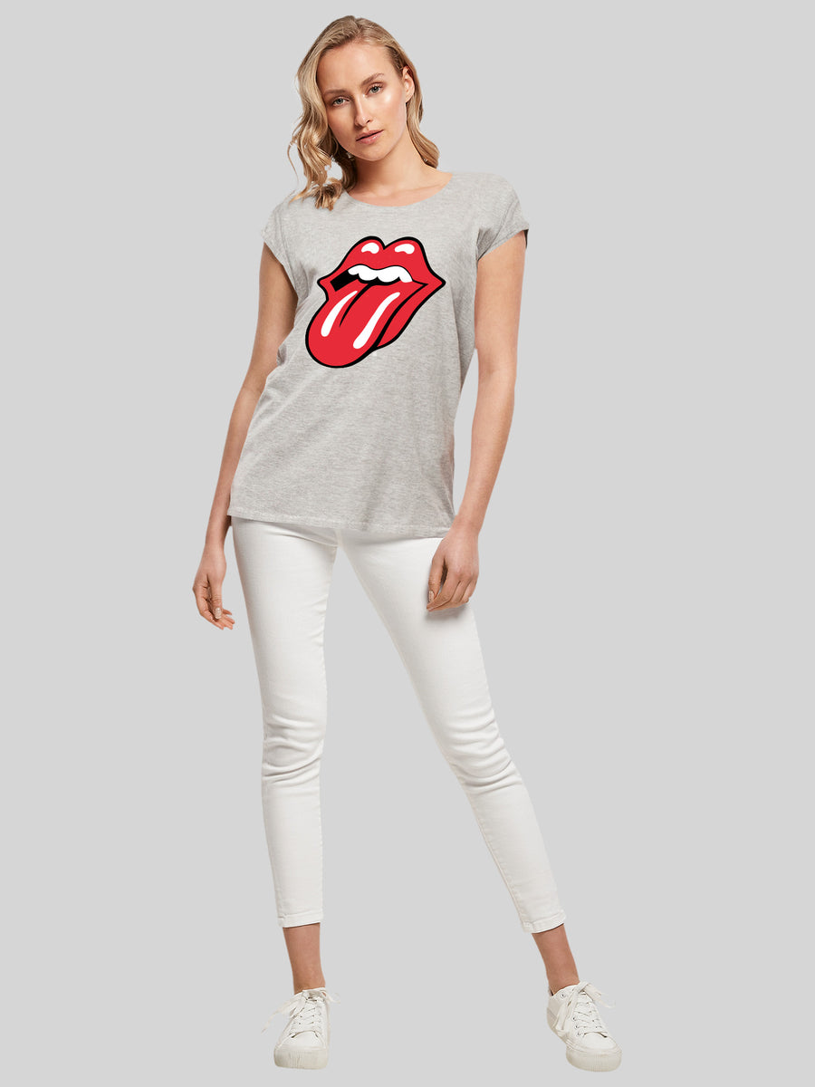 The Rolling Stones T-Shirt | Lad Classic Tongue Premium Sleeve | Short F4NT4STIC –