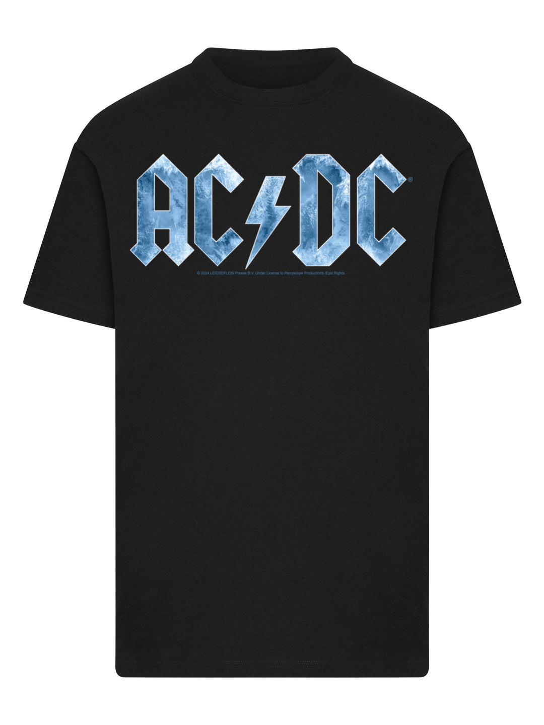 ACDC Blue Ice Logo T-Shirt Round Neck