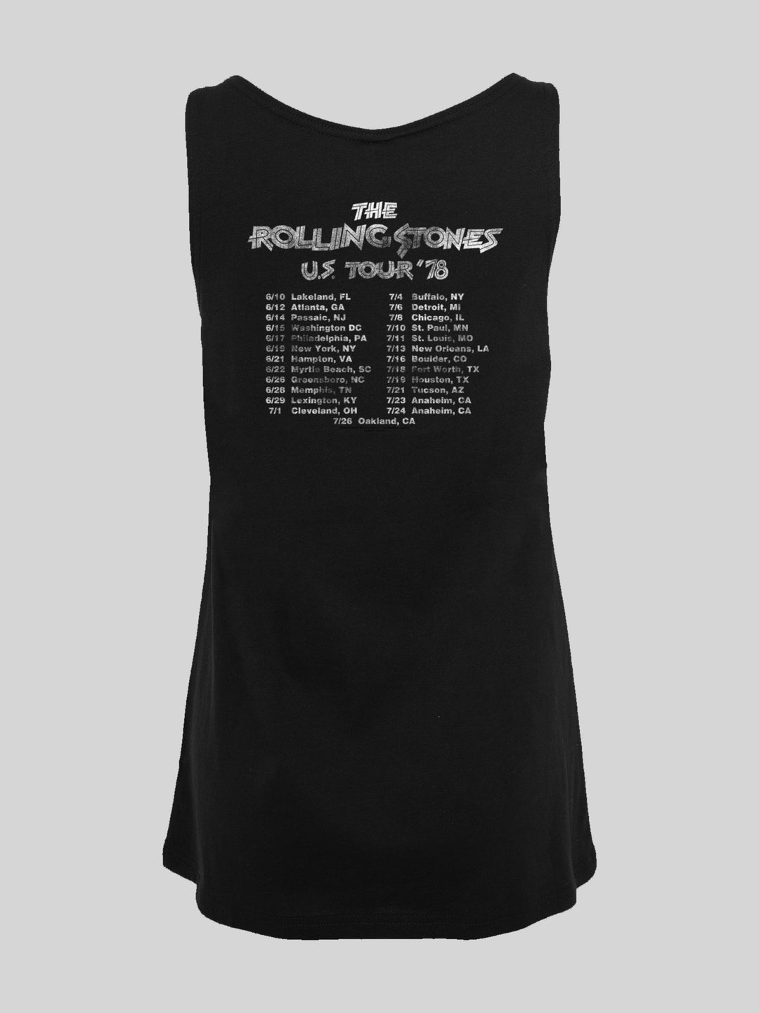 The Rolling Stones US Tour '78 and The Rolling Stones US Tour '78 Black with Ladies Tanktop