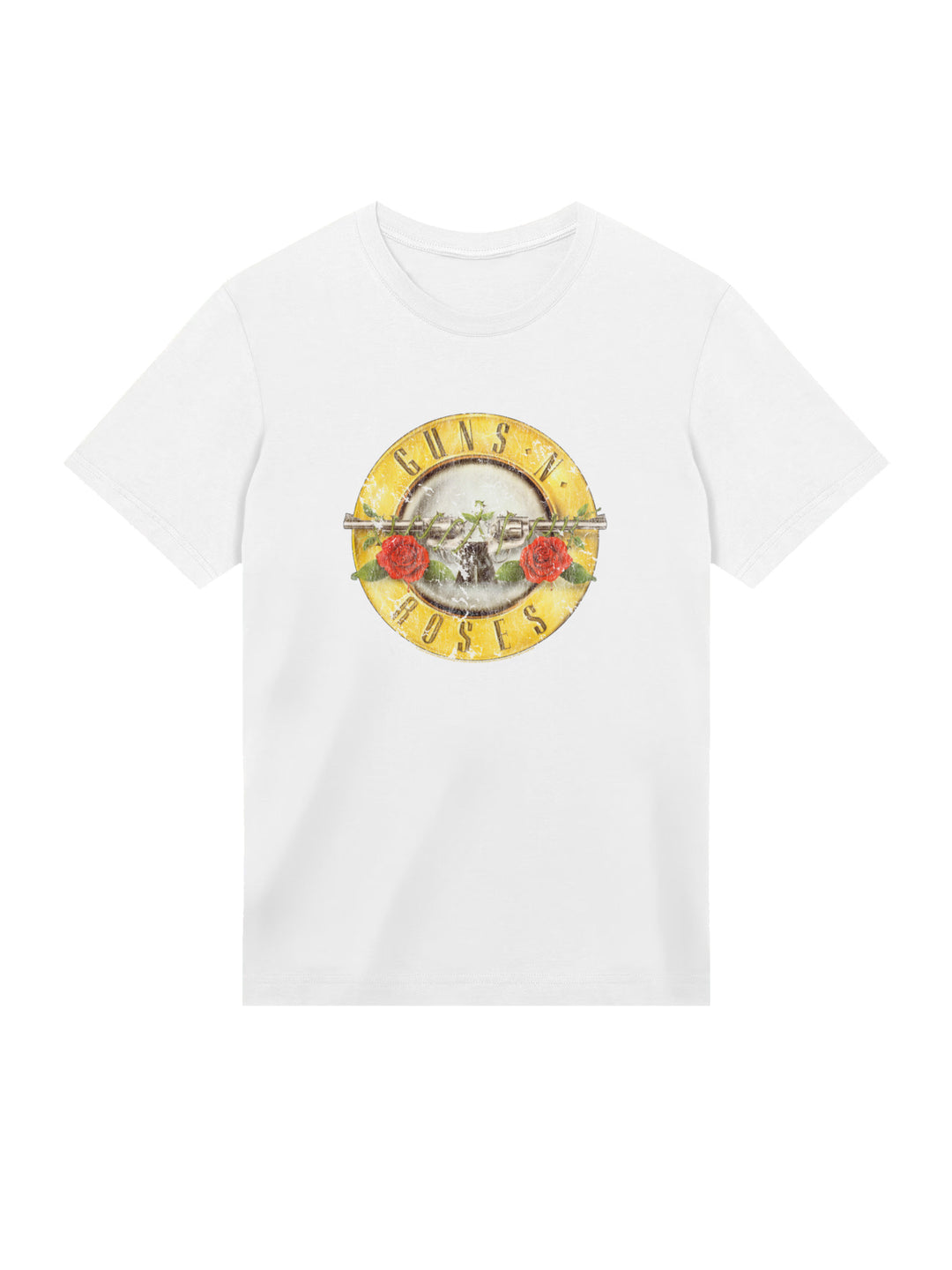 Guns n' Roses Vintage Bullet Logo Mens Regular Tee