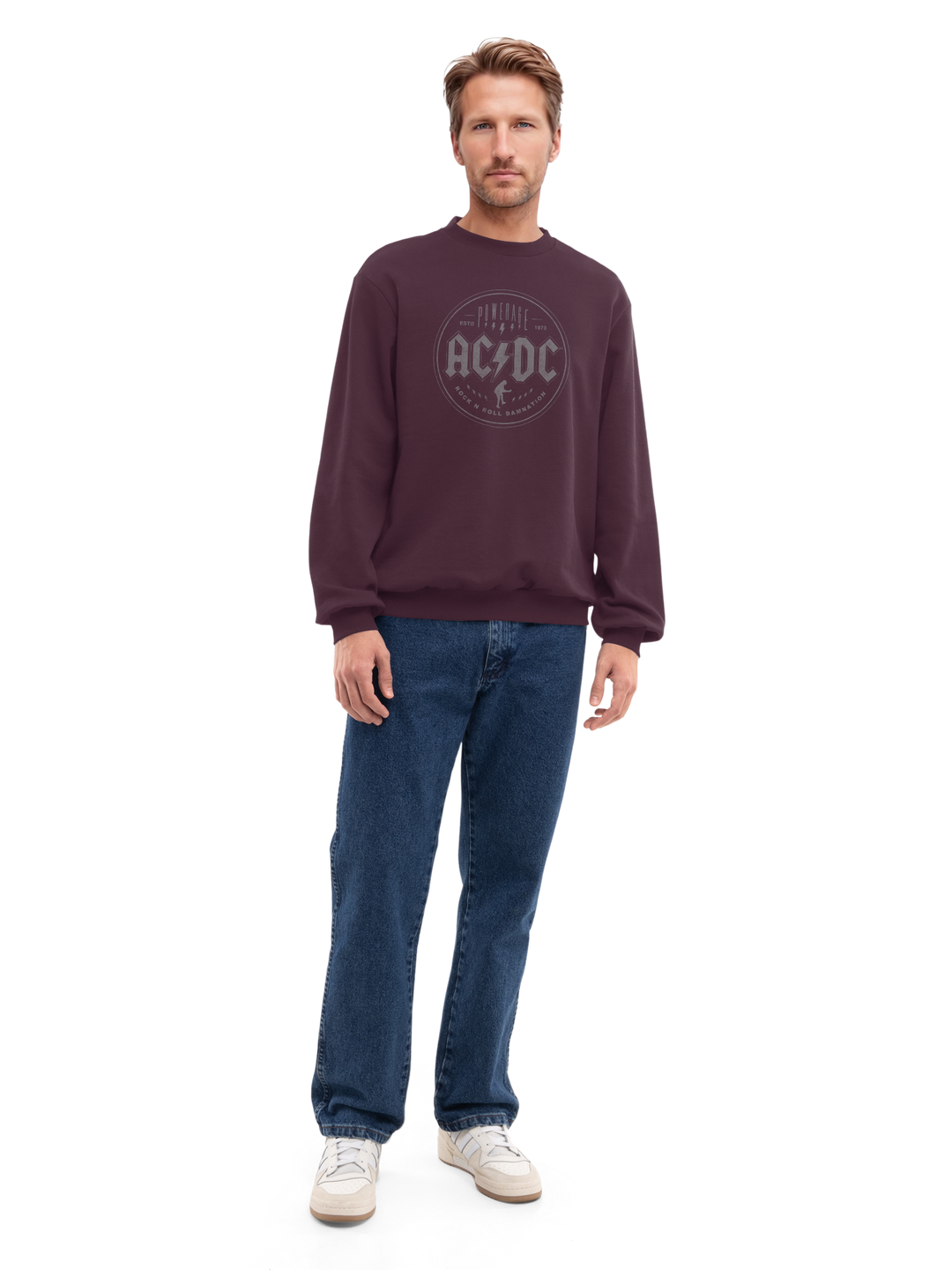 ACDC Rock N Roll Damnation with True Blanks | Mens Regular Sweater