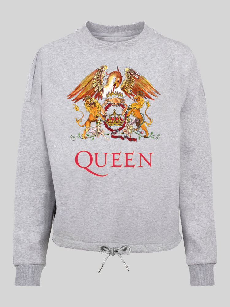 Queen Classic Crest Blk with Ladies Oversize Crewneck – F4NT4STIC