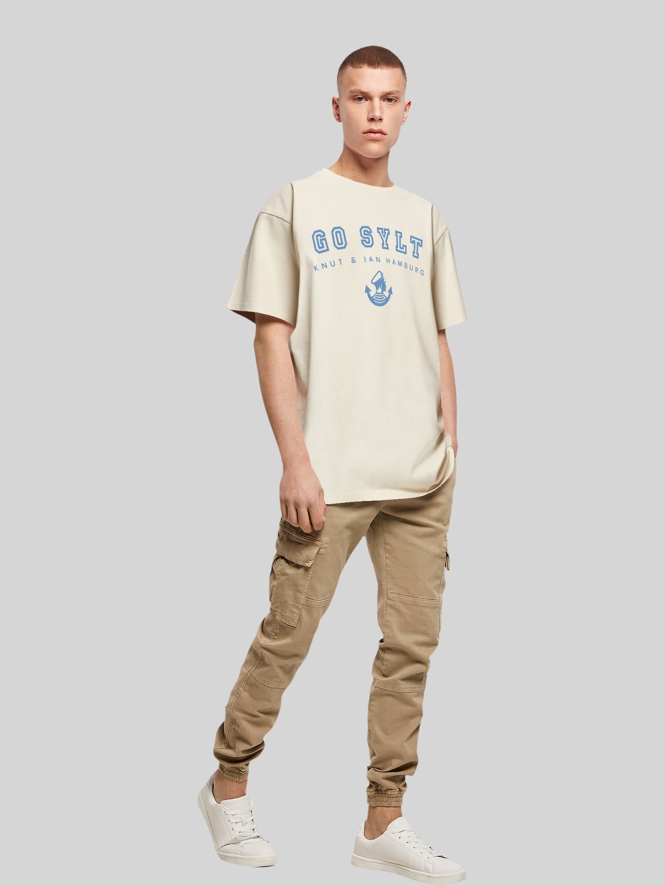 Herren T-Shirt – KNUT F4NT4STIC Sylt Go | Oversize