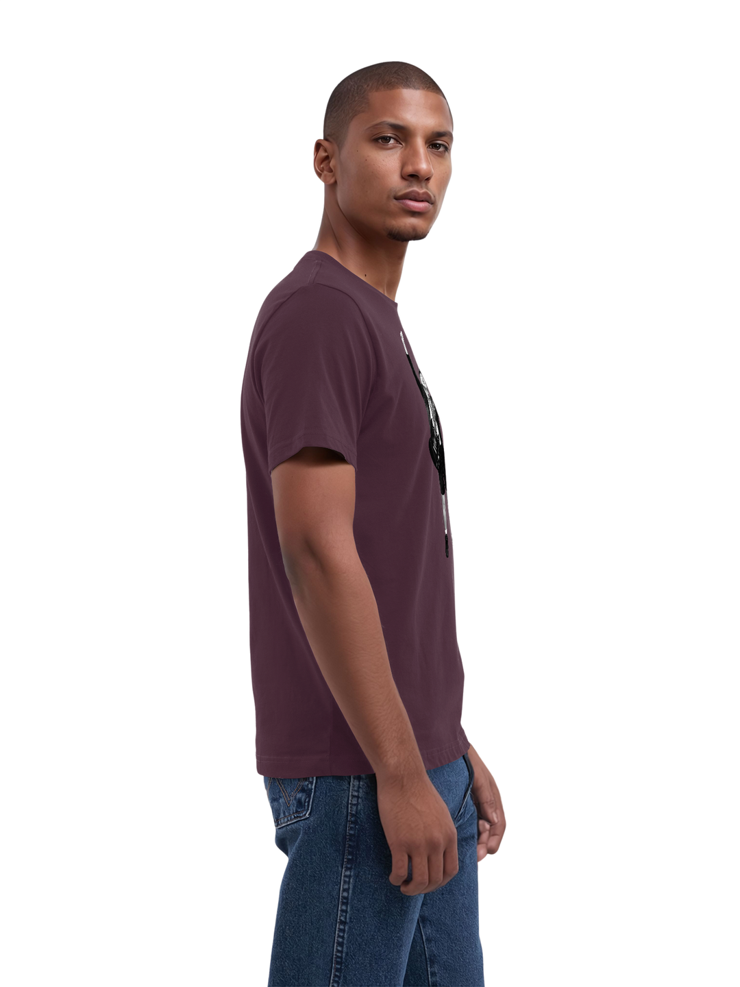 ACDC Angus Young Cut Out with True Blanks | Mens Regular Tee