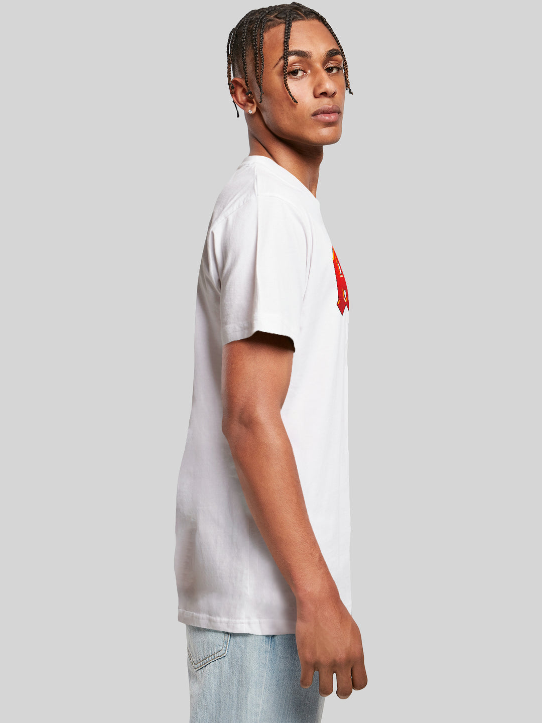 ACDC Dark Red Logo with T-Shirt Round Neck