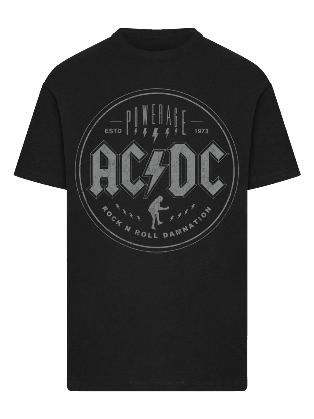 ACDC Rock N Roll Damnation with T-Shirt Round Neck