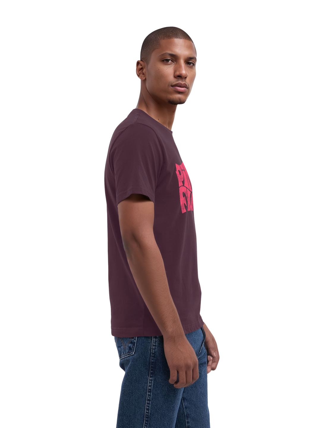 Pink Floyd Retro Logo Navy Men's Organic T-Shirt