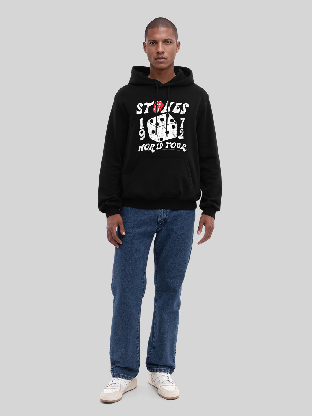 The Rolling Stones Dice Art Rock Music Band with True Blanks | Mens Regular Hoodie