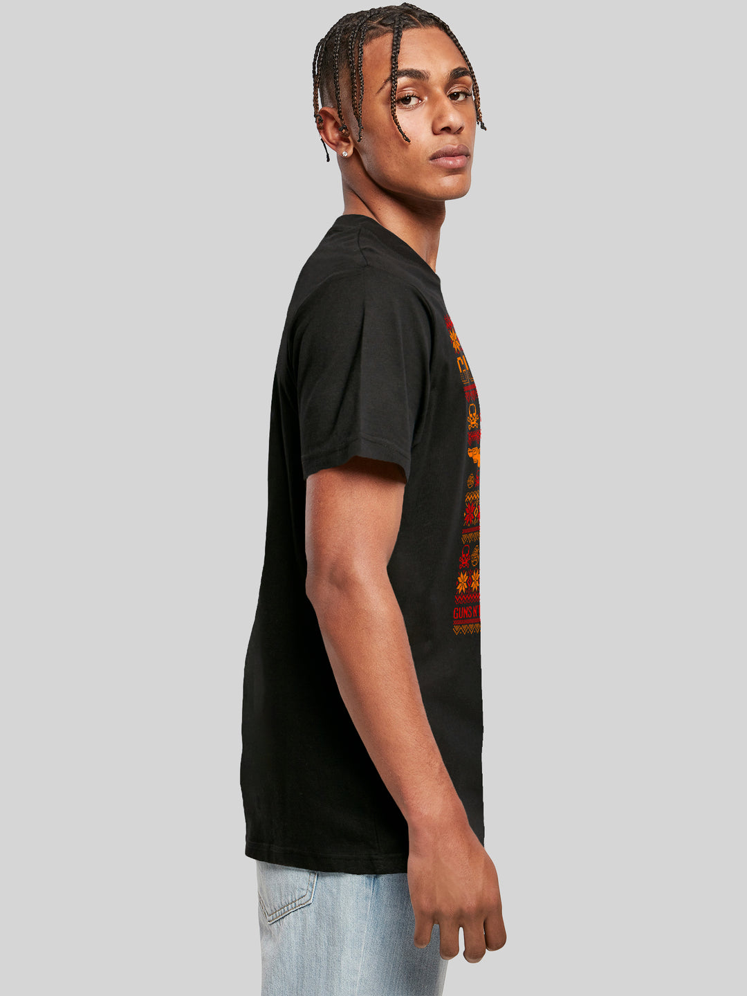 Guns N' Roses Christmas with T-Shirt Round Neck