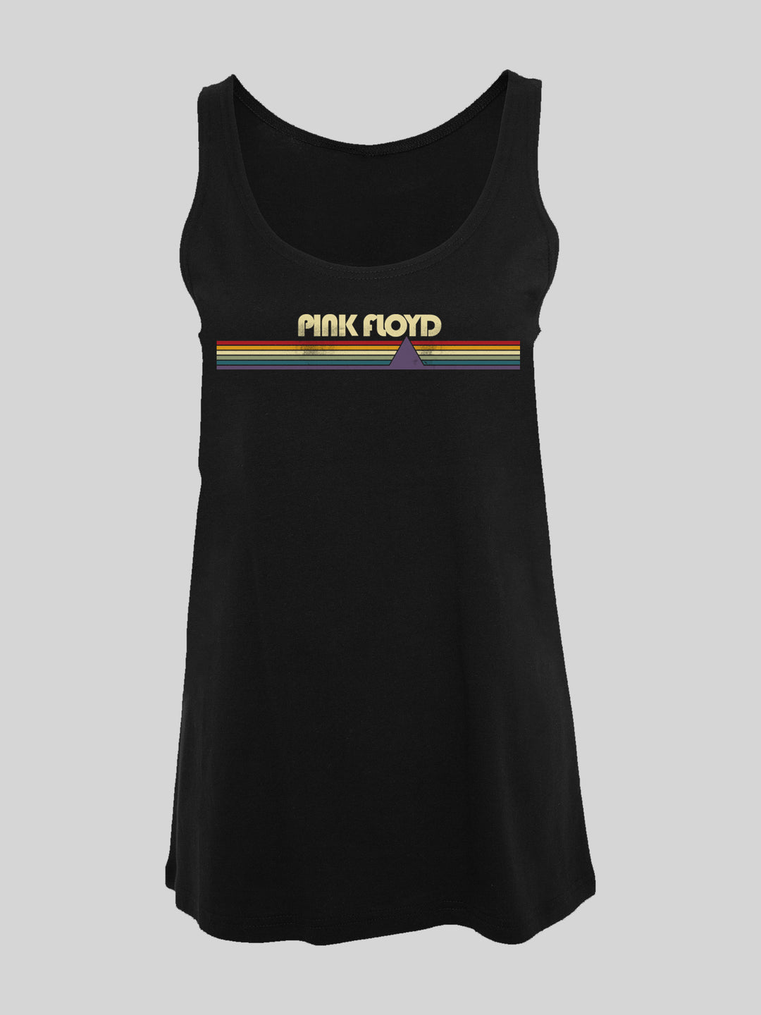 Pink Floyd Prism Retro Stripes with Ladies Tanktop