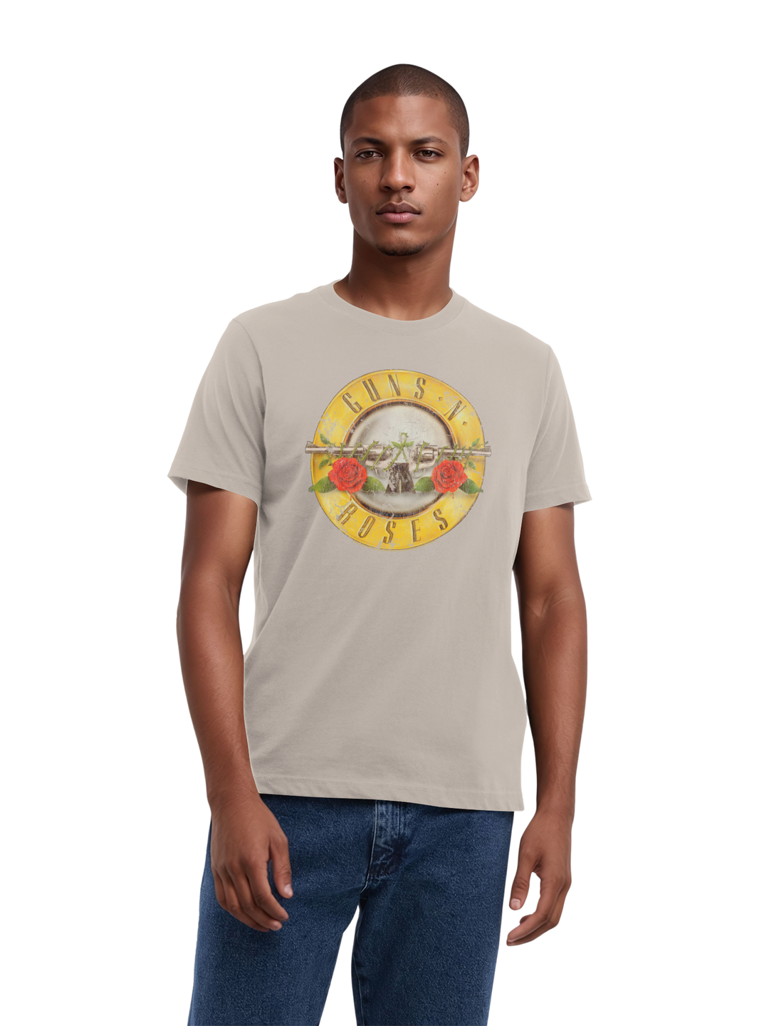 Guns 'n' Roses Vintage Bullet Logo with True Blanks | Mens Regular