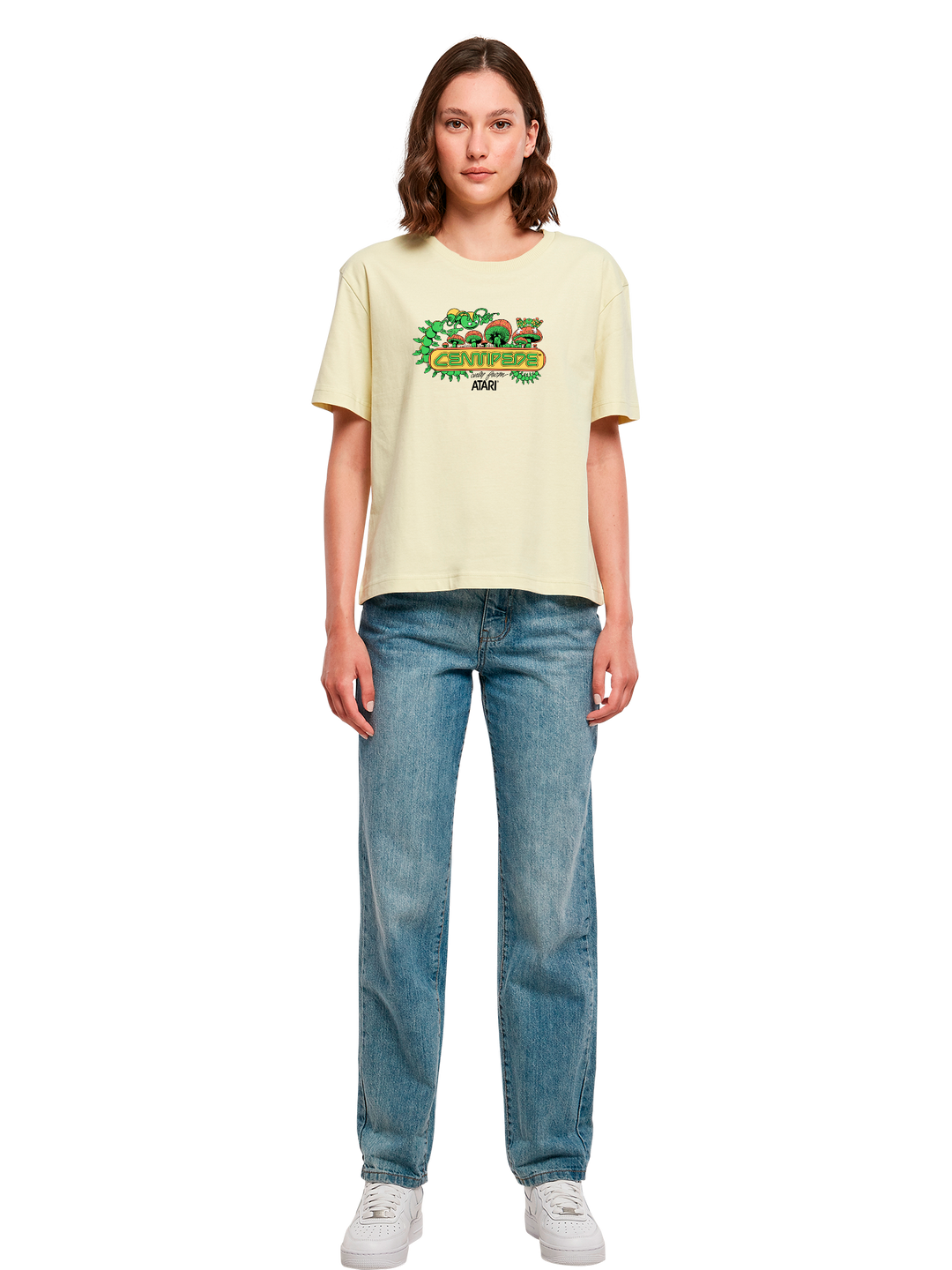 Centipede Atari Retro Gaming Art with Ladies Everyday Tee