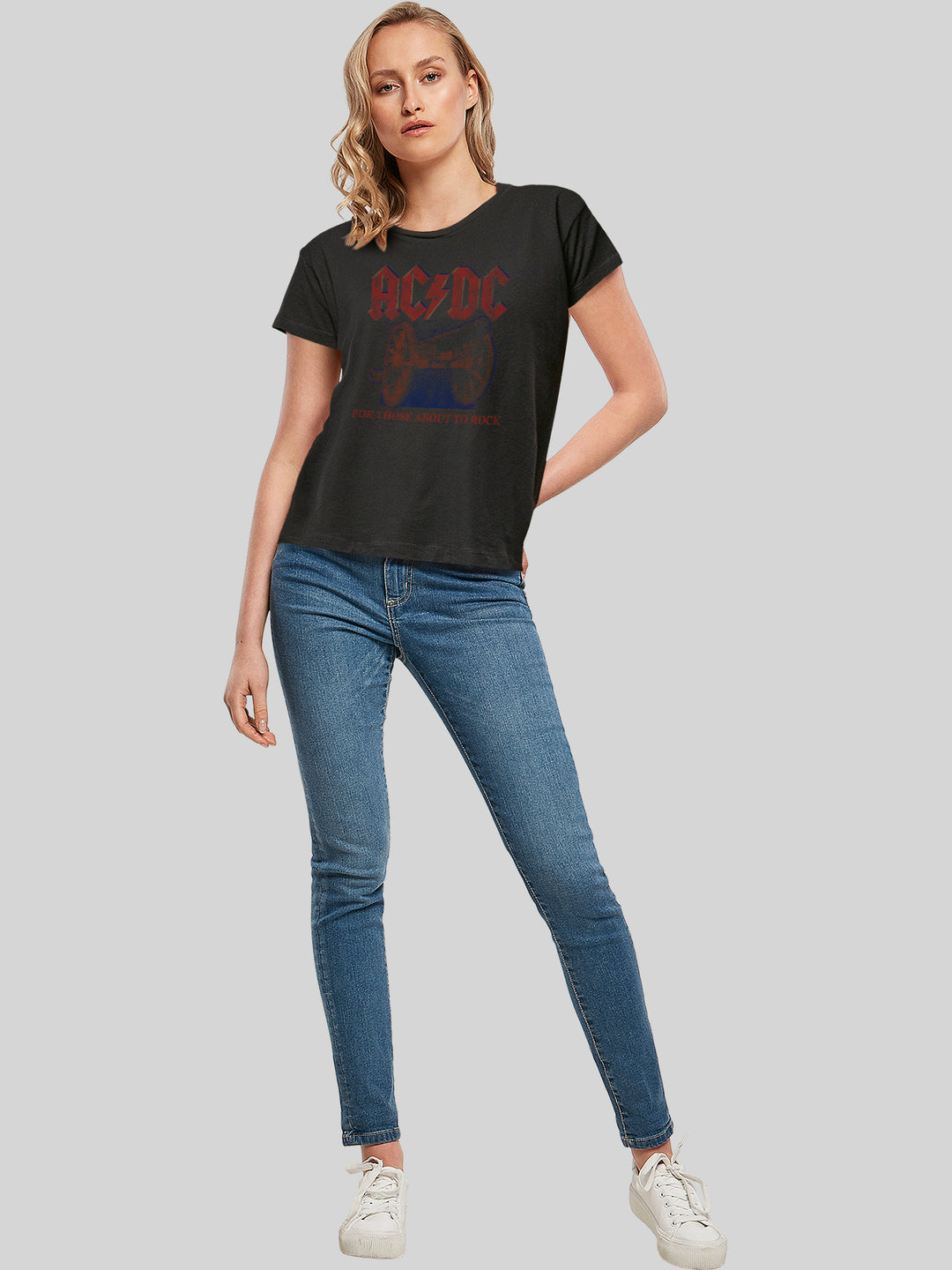 AC/DC For Those About To Rock Canon Ladies Box T-Shirt