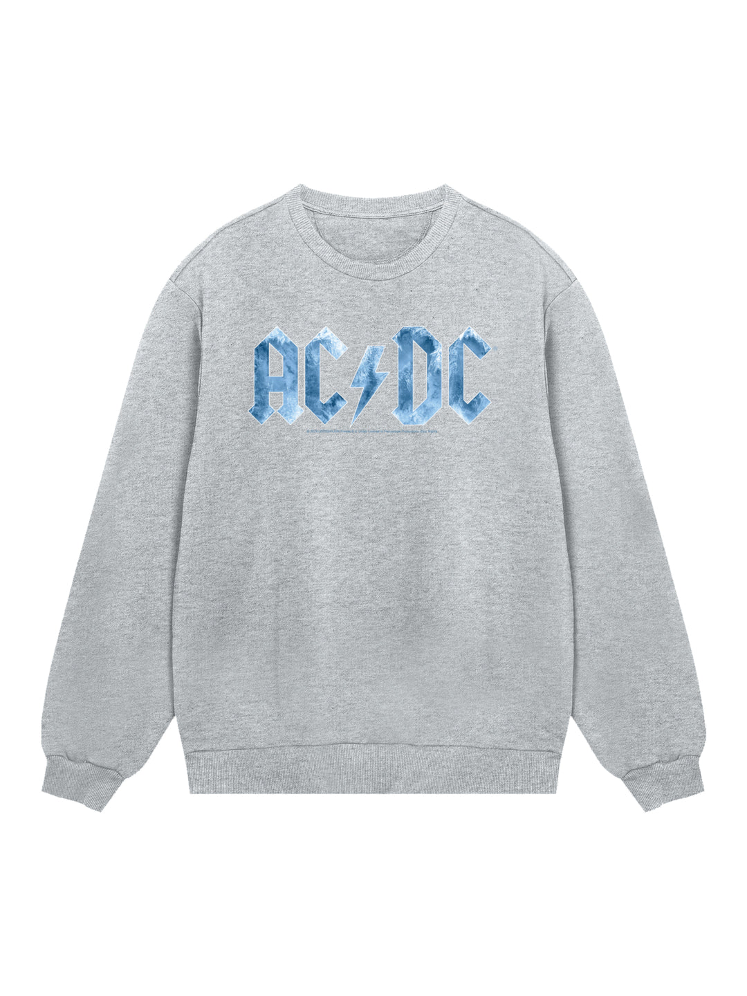 ACDC Blue Ice Logo with True Blanks | Mens Regular Sweater