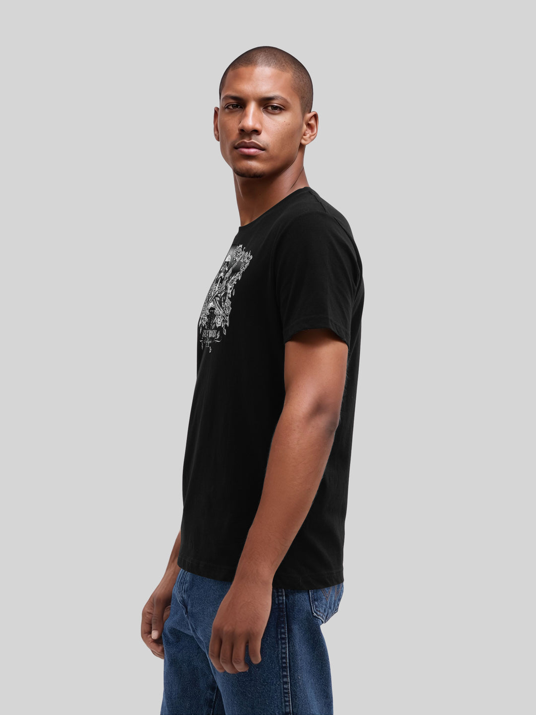Guns N' Roses Skeleton Guns with True Blanks | Mens Regular Tee