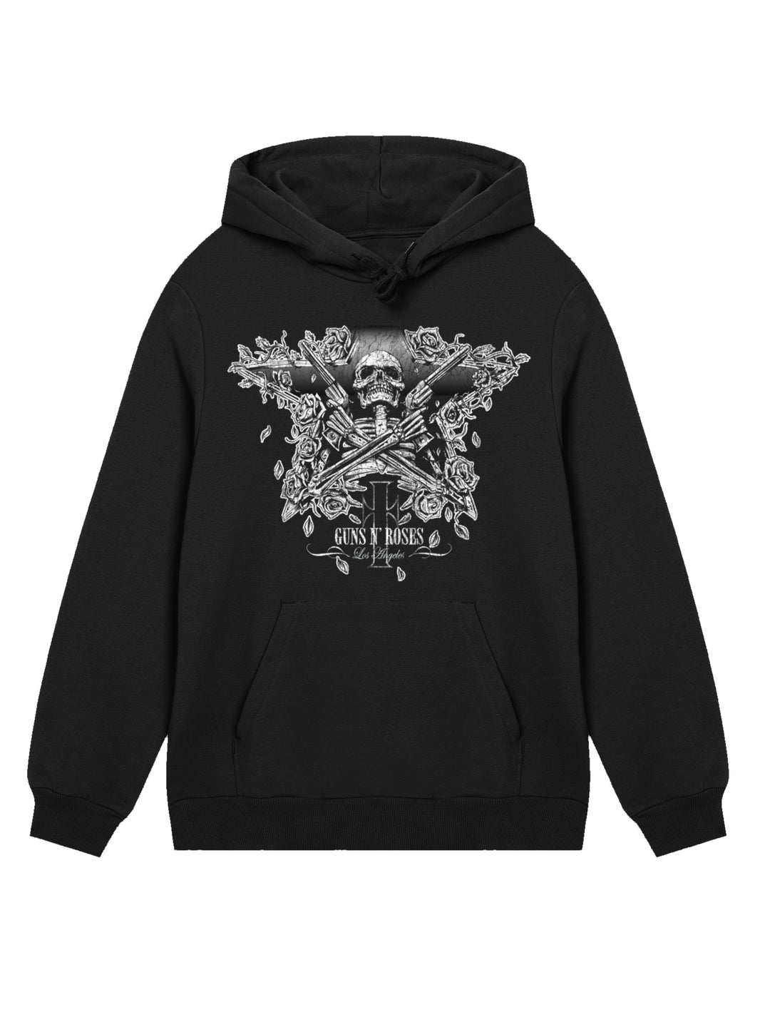 Guns N' Roses Skeleton Guns with True Blanks | Mens Regular Hoodie