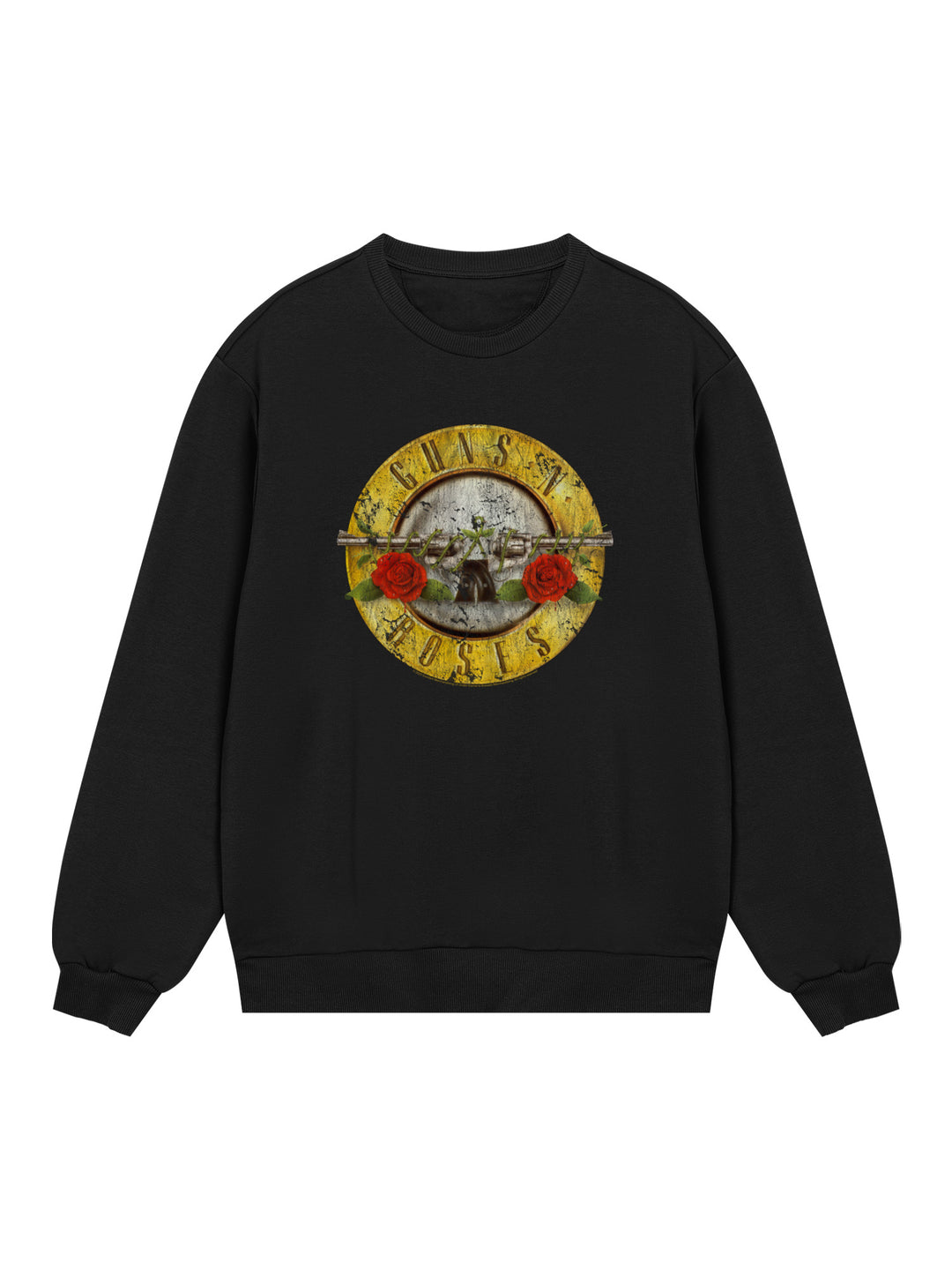 Guns n' Roses Vintage Bullet Logo Mens Regular Sweatshirt