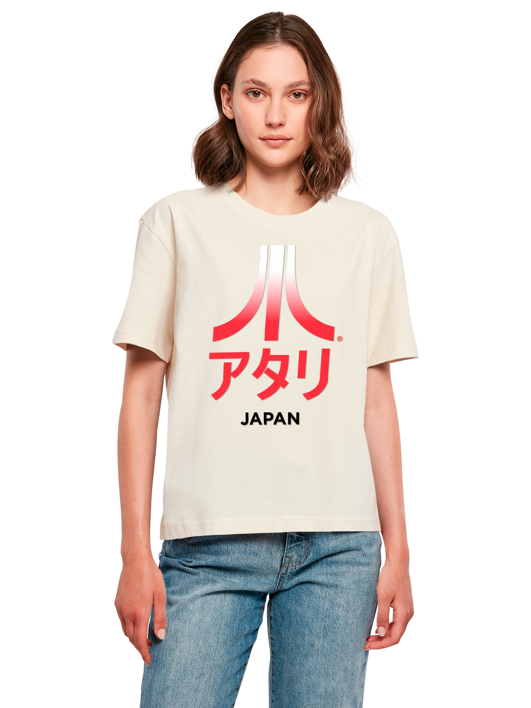 Atari Japan Retro Arcade Games with Ladies Everyday Tee