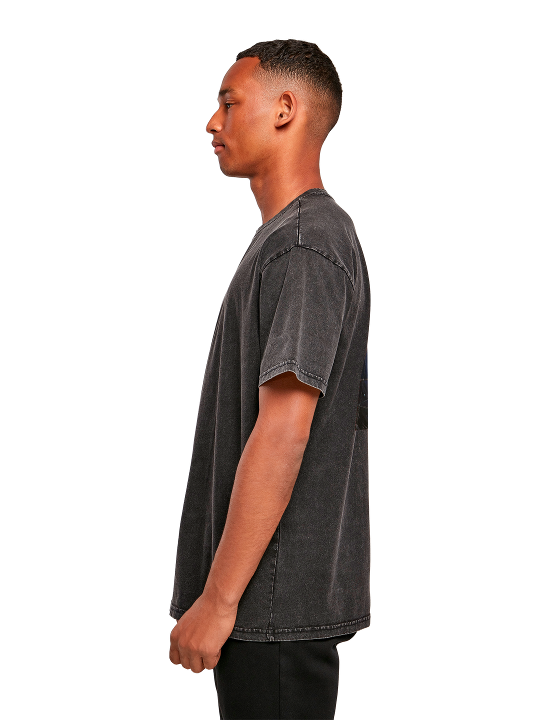 Atari Games Logo White Retro Gaming Horizontal and Atari Gravitar Box Cover with Acid Washed Heavy Oversize Tee