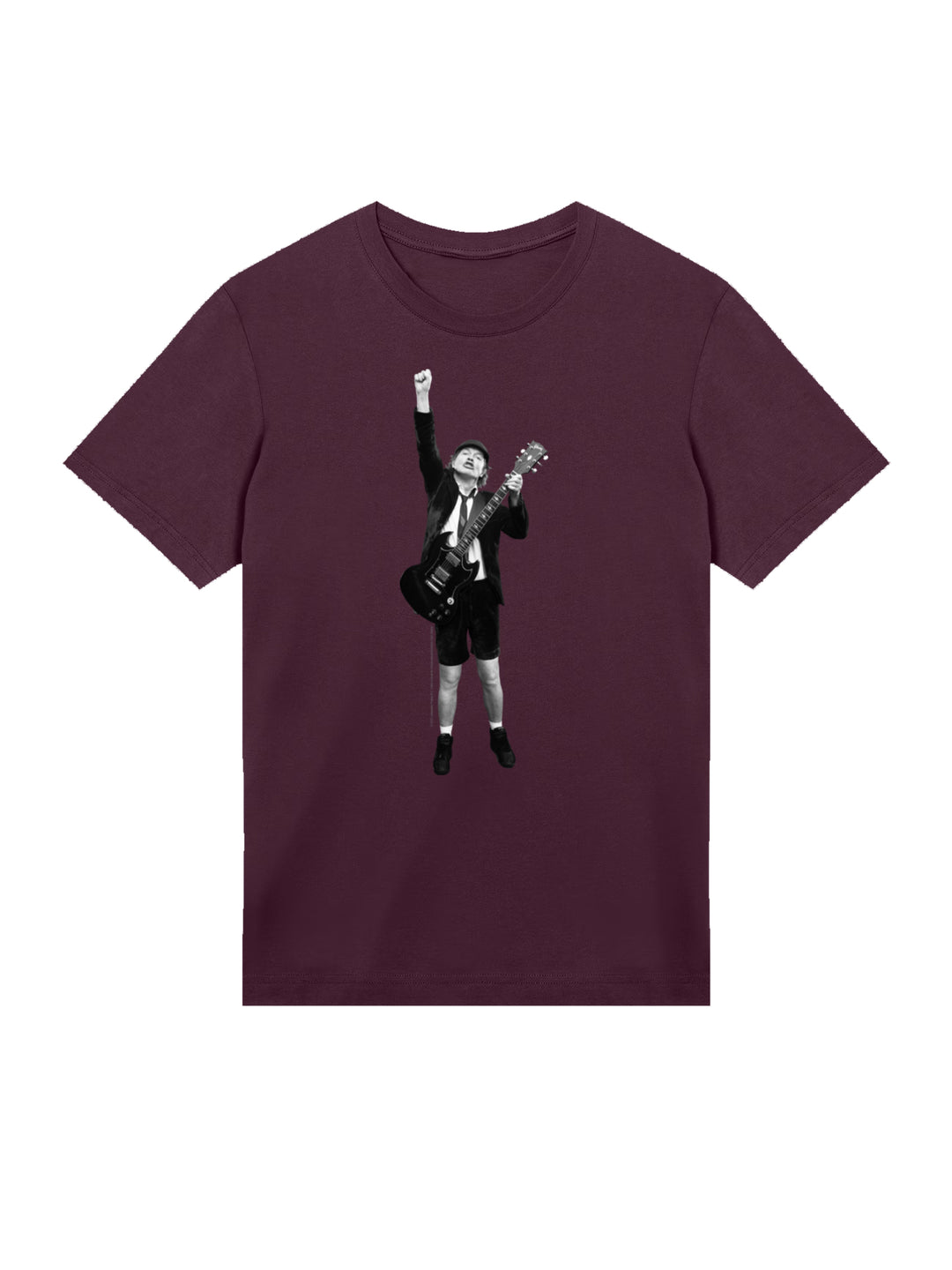 ACDC Angus Young Cut Out with True Blanks | Mens Regular Tee