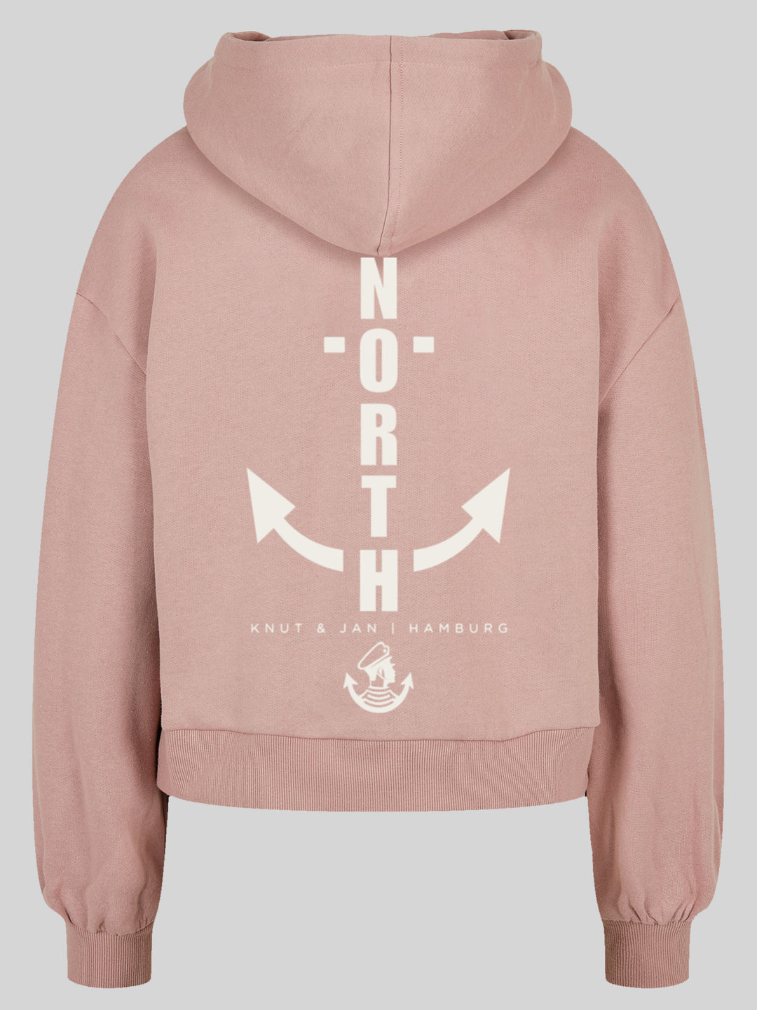 North Anchor with Ladies Organic Oversized Hoody