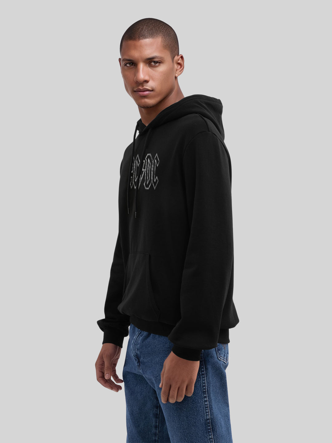 AC/DC Jagged Logo Organic Hoodie