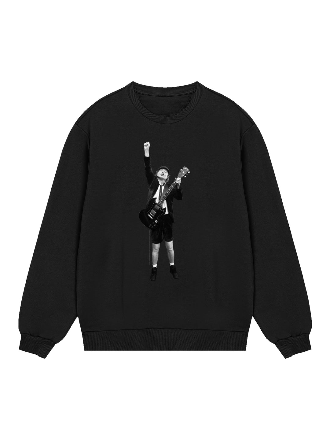 ACDC Angus Young Cut Out with True Blanks | Mens Regular Sweater