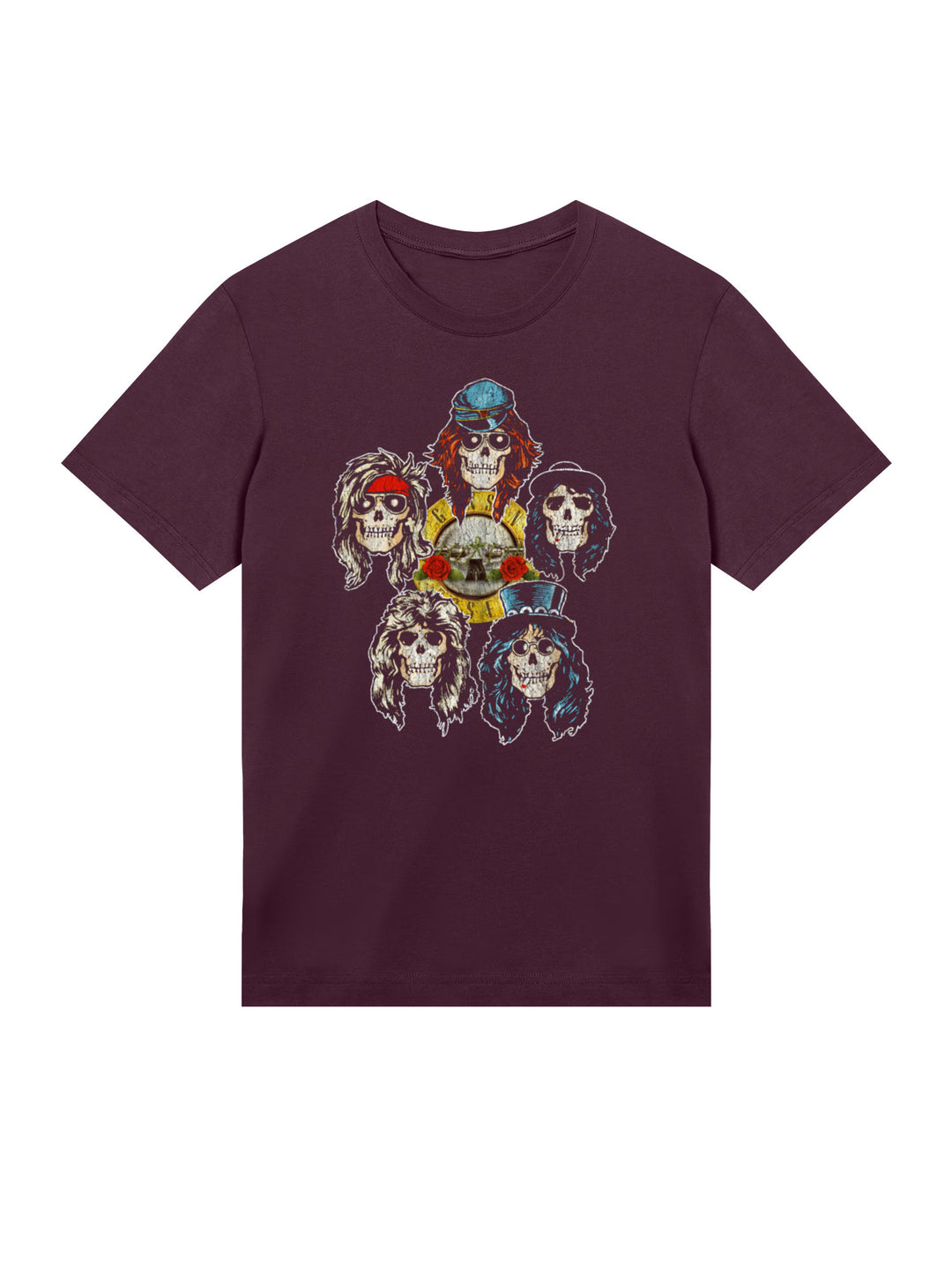 Guns N' Roses Vintage Heads with True Blanks | Mens Regular Tee