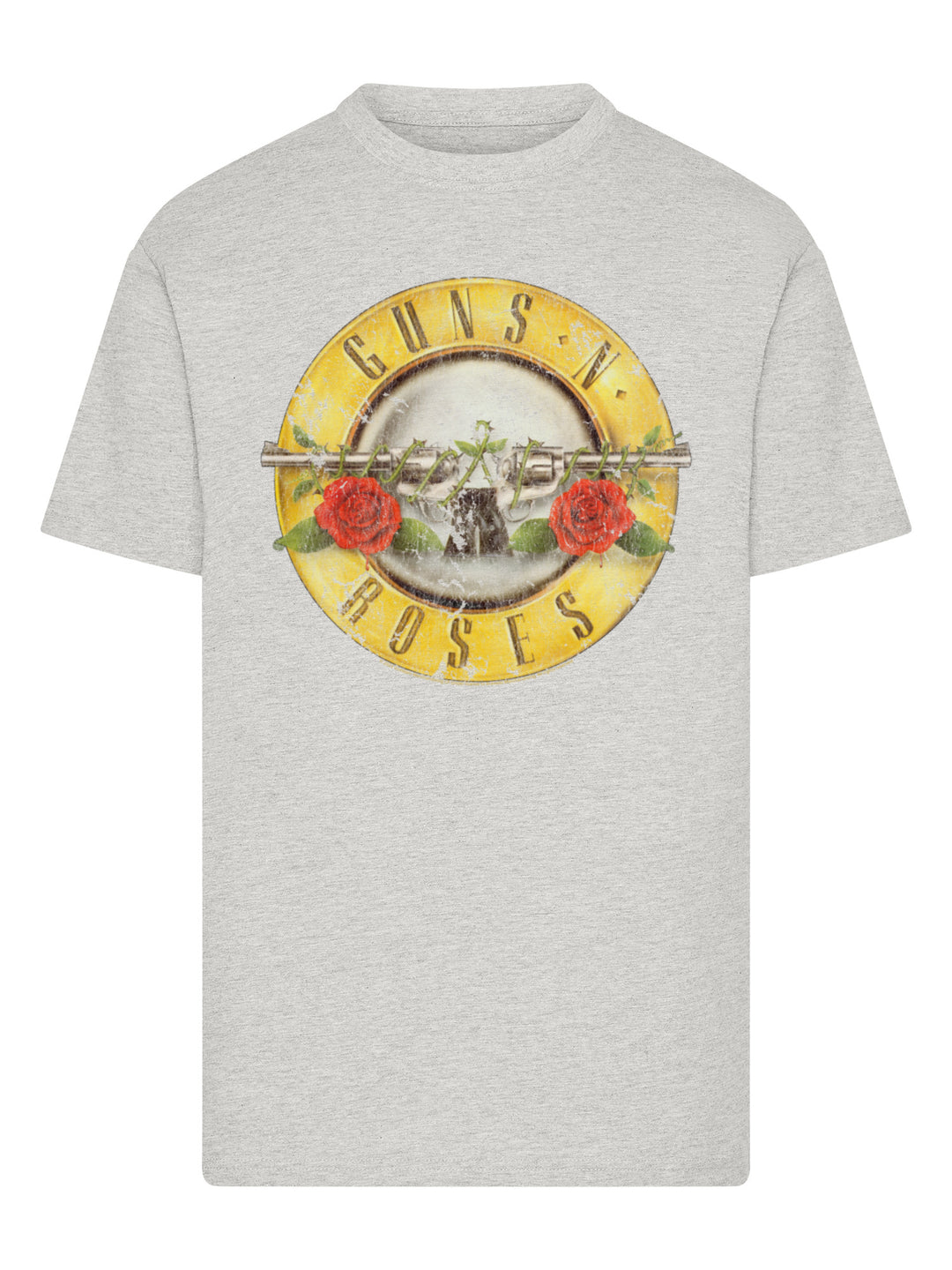 Guns 'n' Roses Vintage Bullet Logo T-Shirt Round Neck