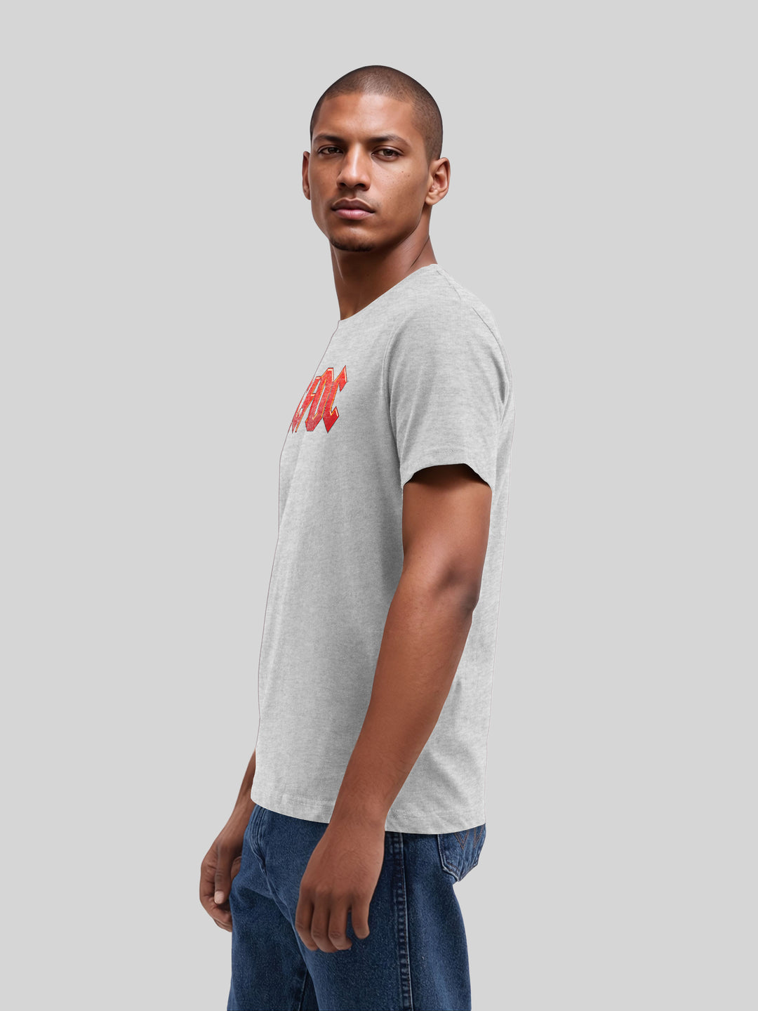 ACDC Dark Red Logo with True Blanks | Mens Regular Tee