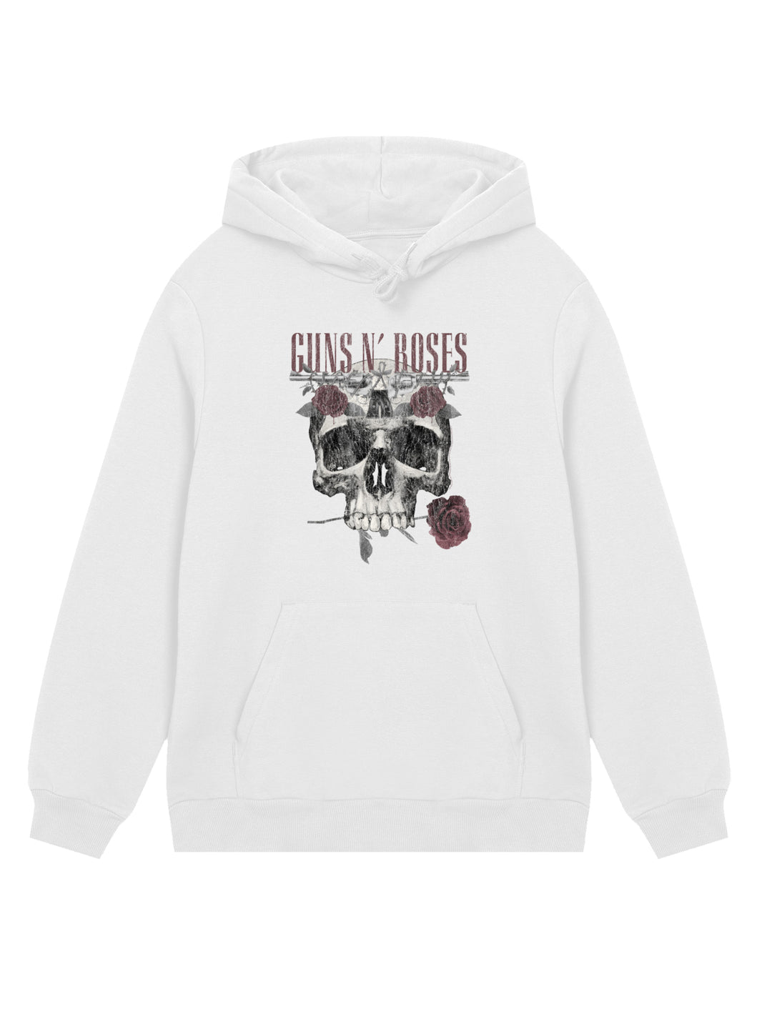 Guns N' Roses Roses Skull with True Blanks | Mens Regular Hoodie