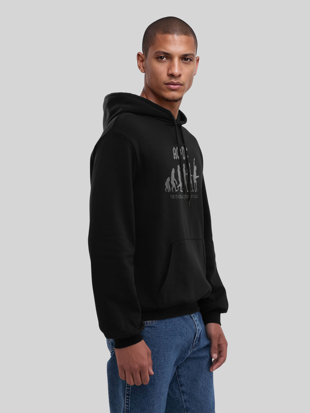 AC/DC Evolution Of Rock Organic Hoodie