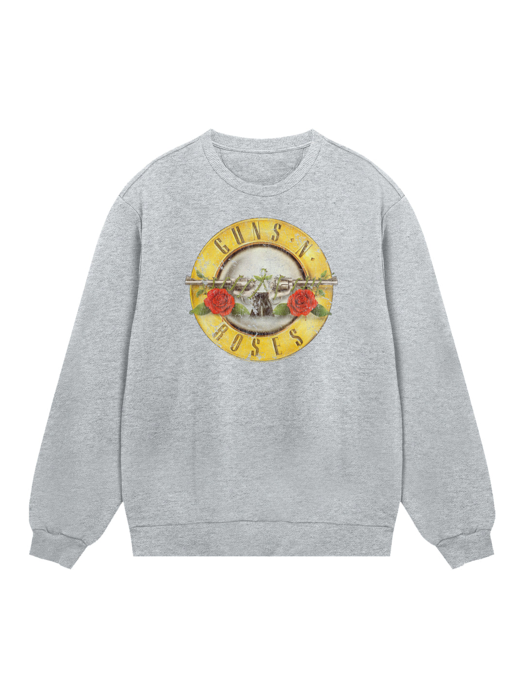 Guns 'n' Roses Vintage Bullet Logo with True Blanks | Mens Regular Sweat