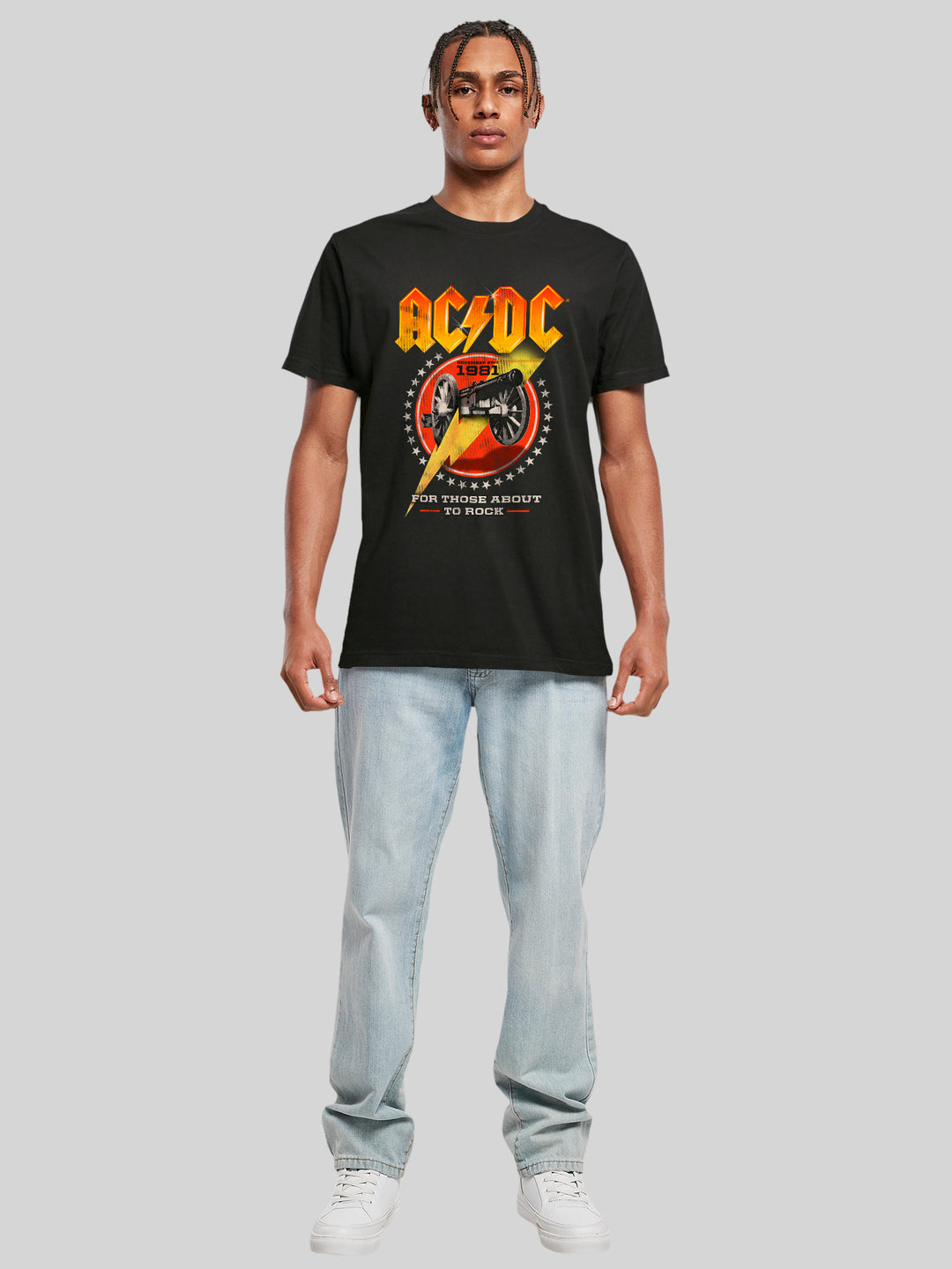 AC/DC "For Those About To Rock 1981" Round Neck T-Shirt – Express Your Rock 'n' Roll Soul with Style