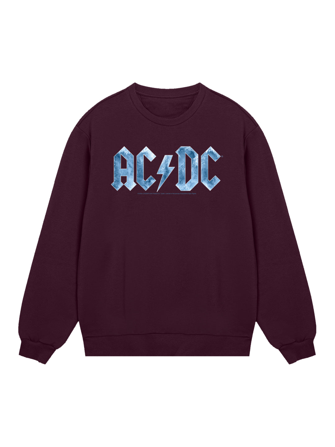ACDC Blue Ice Logo with True Blanks | Mens Regular Sweater