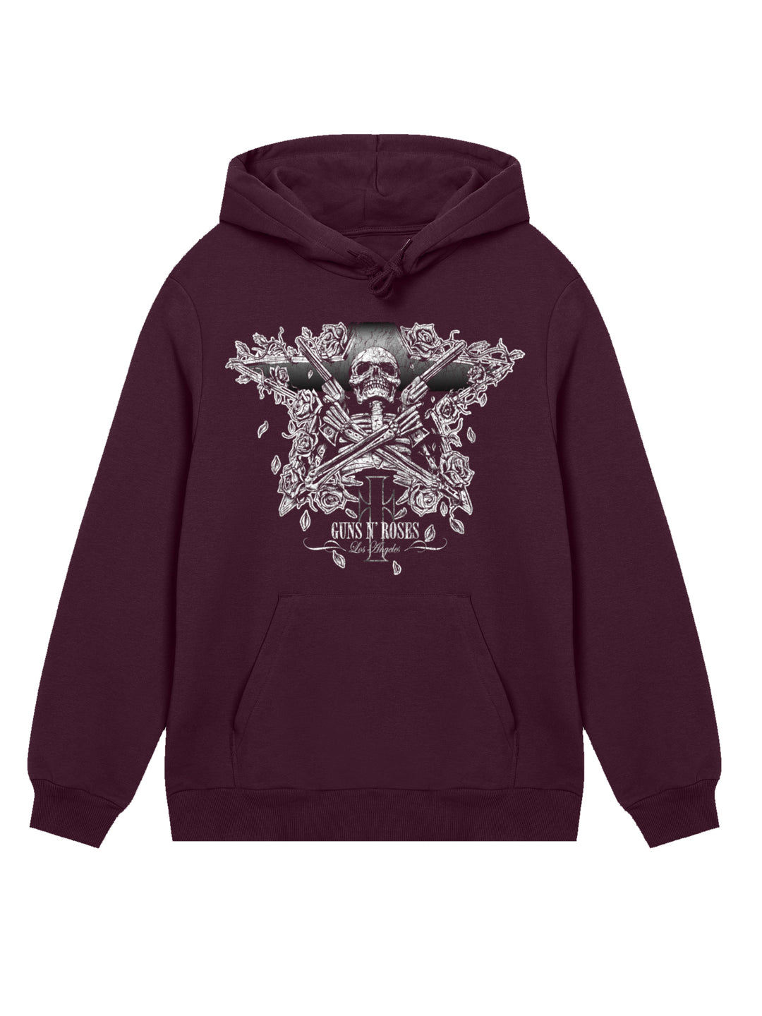 Guns N' Roses Skeleton Guns with True Blanks | Mens Regular Hoodie