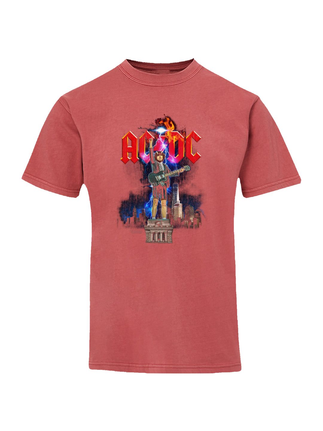 AC/DC Angus NYC Lightning with Coastal Color Tee