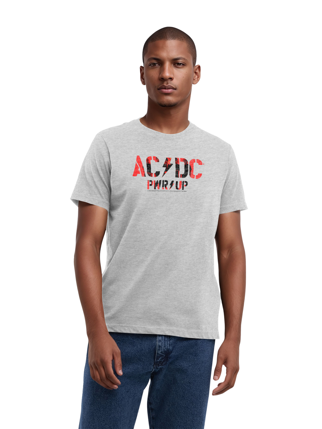 AC/DC PWRUP Photo Logo Organic T-Shirt